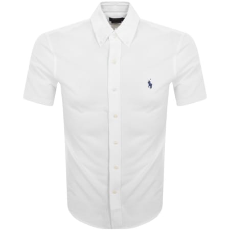 Ralph Lauren Slim Fit Oxford Shirt White | Mainline Menswear
